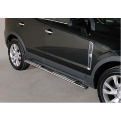 TUBES MARCHE PIEDS OVALE INOX DESIGN OPEL ANTARA 2011- - accessoires 4X4 MISUTONIDA