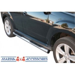 TUBES MARCHE PIEDS INOX Ø 76 PEUGEOT 4007 2008- - accessoires 4X4 MISUTONIDA