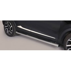 TUBES MARCHE PIEDS INOX 76 RENAULT CAPTUR 2013- - accessoires 4X4 MISUTONIDA