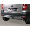 PARE CHOC ARRIERE INOX 63 SKODA YETI 2010- - accessoires 4X4 MISUTONIDA