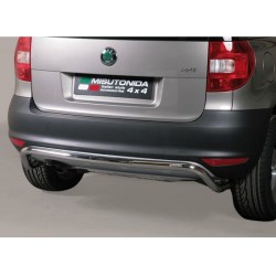 PARE CHOC ARRIERE INOX 63 SKODA YETI 2010- - accessoires 4X4 MISUTONIDA