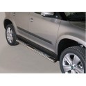 TUBES MARCHE PIEDS OVALE INOX DESIGN SKODA YETI 2010- - accessoires 4X4 MISUTONIDA