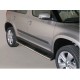 TUBES MARCHE PIEDS OVALE INOX Ø 76 SKODA YETI 2010- - accessoires 4X4 MISUTONIDA