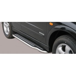 Marche pieds INOX 50 SSANGYONG KYRON 2007- accessoires 4X4 MISUTONIDA