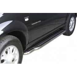 Marche pieds INOX Ø50 SSANGYONG REXTON - accessoires 4X4 MISUTONIDA