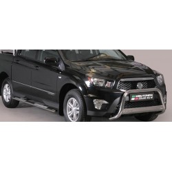 MEDIUM BAR INOX 63 SSANGYONG ACTYON SPORTS 2012- CE - accessoires 4X4 MISUTONIDA