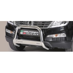 MEDIUM BAR INOX 63 SSANGYONG REXTON W 2013- CE accessoires 4x4 MISUTONIDA