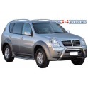 SUPER BAR INOX Ø 76 SSANGYONG REXTON II 2007- CE - accessoires 4X4 MISUTONIDA