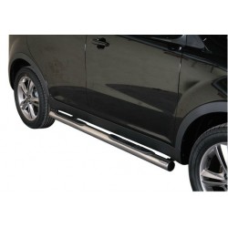 TUBES MARCHE PIEDS INOX Ø 76 SSANGYONG KORANDO 2011- CE - accessoires 4X4 MISUTONIDA