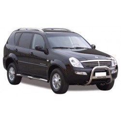 TUBES MARCHE PIEDS INOX Ø 76 SSANGYONG REXTON - accessoires 4X4 MISUTONIDA