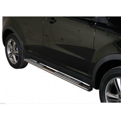 TUBES MARCHE PIEDS OVALE INOX DESIGN SSANGYONG KORANDO 2011- CE - accessoires 4X4 MISUTONIDA