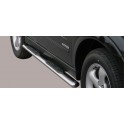 TUBES MARCHE PIEDS OVALE INOX DESIGN SSANGYONG KYRON 2007- accessoires 4X4 MISUTONIDA