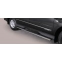 TUBES MARCHE PIEDS OVALE INOX 76 SSANGYONG ACTYON SPORTS 2012- - accessoires 4X4 MISUTONIDA