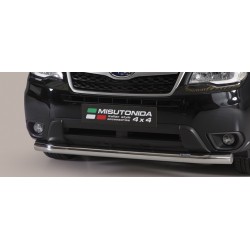 TUBE PROTECTION AVANT INOX 76 SUBARU FORESTER 2013- accessoires 4x4 MISUTONIDA