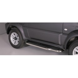 Marche pieds INOX 50 SUZUKI JIMNY 2012- accessoires 4x4 MISUTONIDA