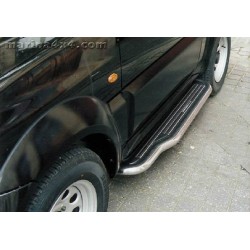 Marche pieds INOX Ø50 SUZUKI JIMNY 1998- - accessoires 4X4 MISUTONIDA