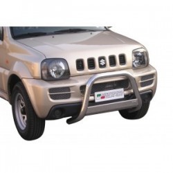 MEDIUM BAR INOX 63.5 SUZUKI JIMNY 2006 UNIQUEMENT DIESEL - accessoires 4X4 MARIN