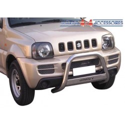 MEDIUM BAR INOX Ø 63 SUZUKI JIMNY 2006- DIESEL CE - accessoires 4X4 MISUTONIDA