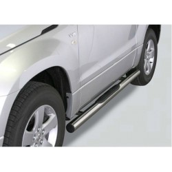 TUBES MARCHE PIEDS INOX 76 SUZUKI GRAND VITARA 3P 2009- - accessoires 4X4 MISUTONIDA