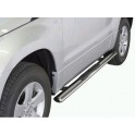 TUBES MARCHE PIEDS OVALE INOX Ø 76 SUZUKI GRAND VITARA 2005- 3P accessoire 4X4 MARINA