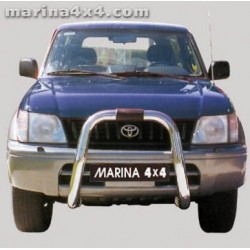 BIG BAR INOX Ø 76 TOYOTA KZJ 1990- 1995 - accessoires 4X4 MISUTONIDA