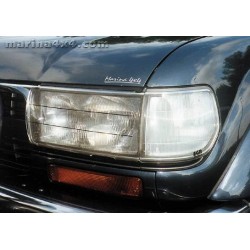 HEADLAMP GUARDS TOYOTA HDJ80 PROTECTION PHARES PLEXI