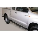 Marche pieds INOX 50 TOYOTA HILUX EXTRA CAB 2011- - accessoires 4X4 MISUTONIDA