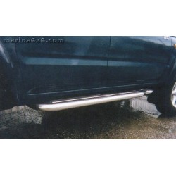 Marche pieds INOX Ø50 TOYOTA HILUX DOUBLE CAB 1998- 2005