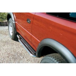 Marche pieds INOX Ø50 TOYOTA RAV'4 2000- 2006 3 PORTES - accessoires 4X4 MISUTONIDA