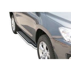 MARCHE-PIEDS INOX 50 TOYOTA RAV 4 2009- 2010 - accessoires 4X4 MISUTONIDA