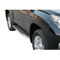 MARCHE-PIEDS INOX Ø50 TOYOTA LC150 2009- accessoires 4X4 MISUTONIDA