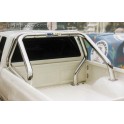 ROLL BAR INOX DOUBLE TUBES Ø 76 TOYOTA HILUX 1998- 2004 DBLE CAB