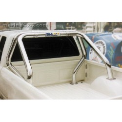 ROLL BAR INOX DOUBLE TUBES Ø 76 TOYOTA HILUX 1998- 2004 DBLE CAB