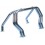 ROLL BAR INOX TRI TUBE Ø 76 TOYOTA HILUX 1998- 2004 (fixation benne)