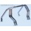 ROLL BAR INOX TRIPLE TUBES Ø 76 TOYOTA HILUX DC 1989- 1997