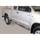 TUBES MARCHE PIEDS INOX 76 TOYOTA HILUX DC 2011- - accessoires 4X4 MISUTONIDA