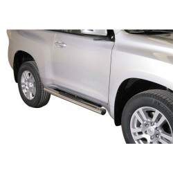 TUBES MARCHE PIEDS INOX 76 TOYOTA TOYOTA LAND CRUISER 150 3P 2009- - accessoires 4X4 MISUTONIDA