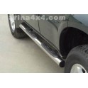 TUBES MARCHE PIEDS INOX Ø 76 TOYOTA J120 3 PORTES - accessoires 4X4 MISUTONIDA