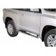 TUBES MARCHE PIEDS OVALE INOX 76 TOYOTA LAND CRUISER 150 3P 2009- - accessoires 4X4 MISUTONIDA