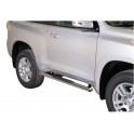 TUBES MARCHE PIEDS OVALE INOX 76 TOYOTA LAND CRUISER 150 3P 2009- - accessoires 4X4 MISUTONIDA