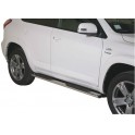 TUBES MARCHE PIEDS OVALE INOX 76 TOYOTA RAV 4 2010- - accessoires 4X4 MISUTONIDA