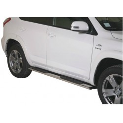 TUBES MARCHE PIEDS OVALE INOX 76 TOYOTA RAV 4 2010- - accessoires 4X4 MISUTONIDA