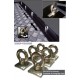 ANNEAUX DE SANGLAGE INOX (6 pièces) Tonneau cover aluminium VOLKSWAGEN AMAROK 2010- accessoires 4X4 MISUTONIDA