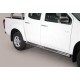 TUBES MARCHE PIEDS INOX 76 ISUZU DMAX DOUBLE CABINE 2012- SPACE CAB - accessoires 4X4 MISUTONIDA