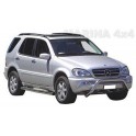 SUPER BAR INOX Ø 76 MERCEDES ML 1998- 2005 - accessoires 4X4 MISUTONIDA