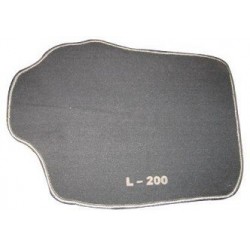 TAPIS DE SOL VELOURS TUFTING MITSUBISHI L200 CLUB CAB 2006- - accessoires 4x4