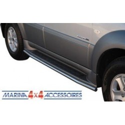 TUBES PROTECTION MARCHE-PIEDS INOX Ø 40 SSANGYONG REXTON 2 2006- 