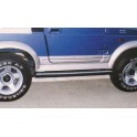 Tubes bas de caisse inox Ø 63 SUZUKI SAMURAI COURT - accessoires 4X4 MISUTONIDA