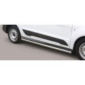 TUBES BAS DE CAISSE INOX 63 FORD TRANSIT CONNECT 2014- - accessoires 4x4 MISUTONIDA