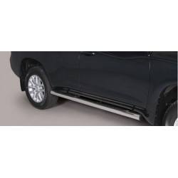 TUBES MARCHE PIEDS INOX 76 TOYOTA LAND CRUISER 150 5P 2014 - accessoires 4x4 MISUTONIDA